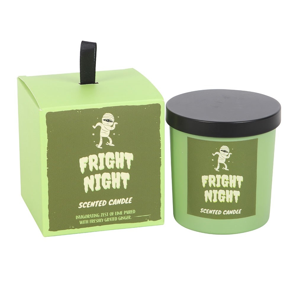 Something Different - Fright Night Lime and Ginger Scented Candle - Multicolours